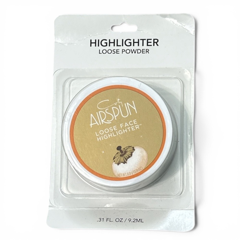 Coty Airspun Loose Face Highlighter Snow Much Ice 100 Shimmer Powder 0.31oz New